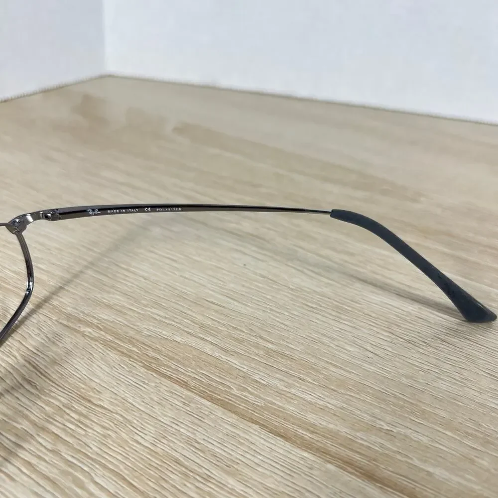 Ray-Ban Sleek RB3162 004/48 Silver Sunglasses Flex Hinge 52-19 Excellent Cond